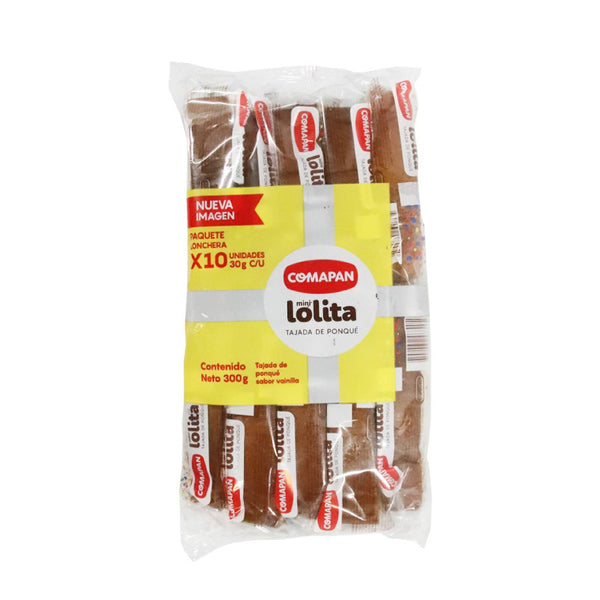 PONQUE TAJADA MINILOLITA 10U 300G